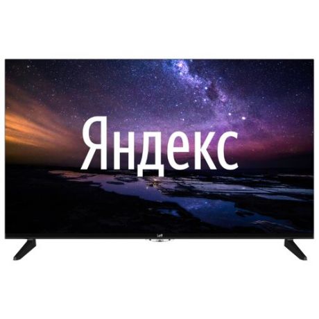 Телевизор Leff 43U510S 43" (2020) на платформе Яндекса черный
