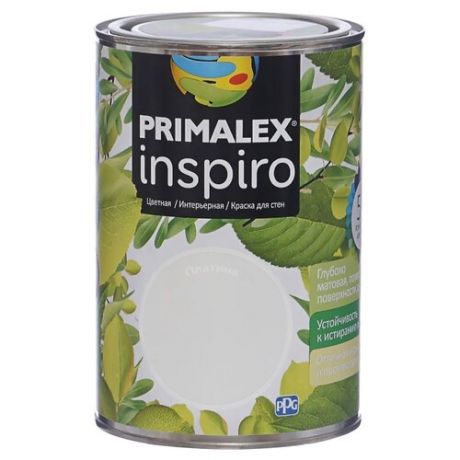 Краска PRIMALEX Inspiro моющаяся матовая платина 1 л