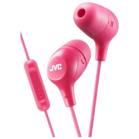 Наушники JVC HA-FX38M pink