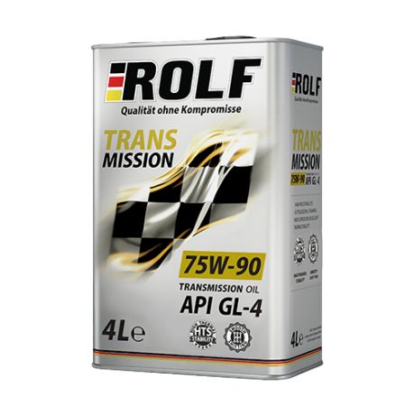 Трансмиссионное масло ROLF Transmission 75W-90 GL-4 4 л