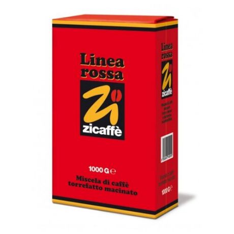 Молотый кофе Zicaffe Linea Rossa, 1 кг