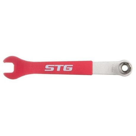 Ключ для педалей велосипеда STG YC-161 красный/серебристый