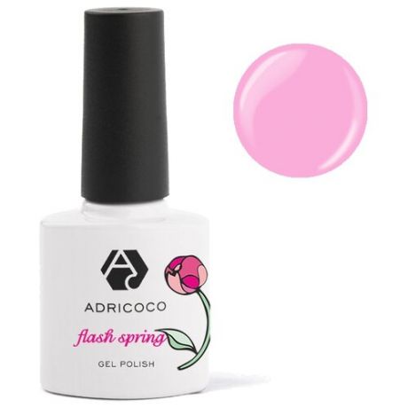 Гель-лак ADRICOCO Flash Spring, 8 мл, оттенок 02 Розовая магнолия