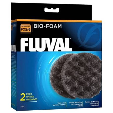 Fluval картридж FX5/6 Bio-Foam (комплект: 2 шт.) черный