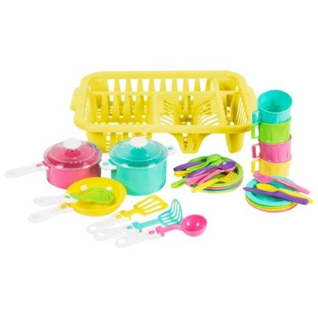 Набор посуды Orion Toys Ириска 5 разноцветный