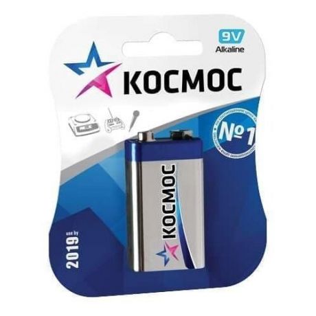 Батарейка КОСМОС KOC6LR61MAX1BL 1 шт блистер