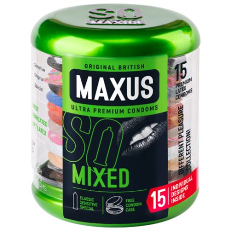 Презервативы Maxus Mixed (15 шт.)