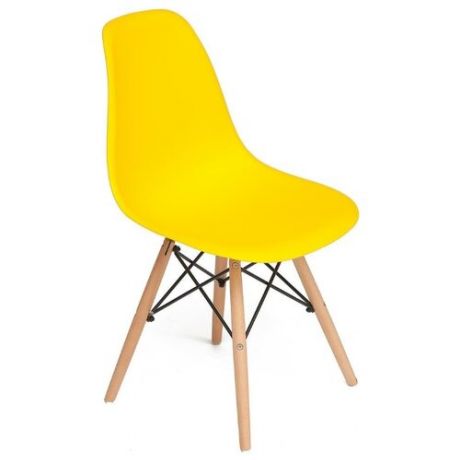 Комплект стульев Secret de Maison Tolix-Eames Cindy (001), дерево, 6 шт., цвет: желтый