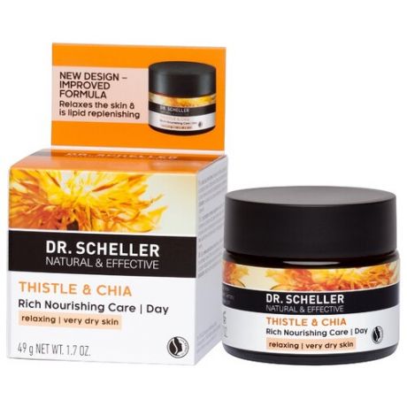 Dr. Scheller Cosmetics Thistle & Chia Rich Nourishing Care Day Особо питательный дневной крем Cафлор и чиа, 50 мл
