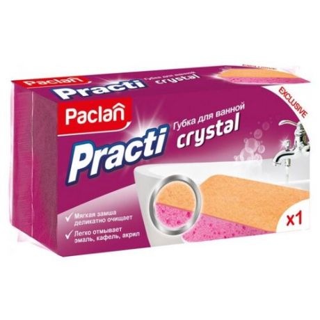 Губка для ванной Paclan Practi Crystal 1 шт