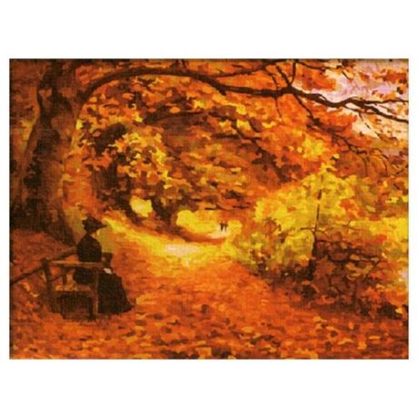 Белоснежка Картина по номерам "Осенний парк" 40х50 см (036-CG)