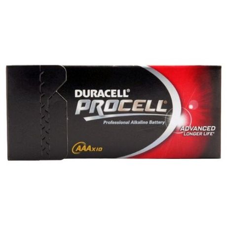Батарейка Duracell Procell AAA/LR03 10 шт картон