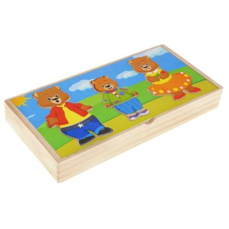 Рамка-вкладыш Мир деревянных игрушек Три медведя (Д164), 45 дет.
