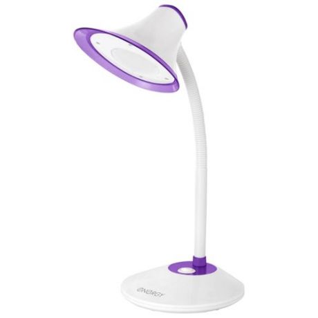 Настольная лампа светодиодная Energy EN-LED20-2 бело-фиолетовая, 5 Вт