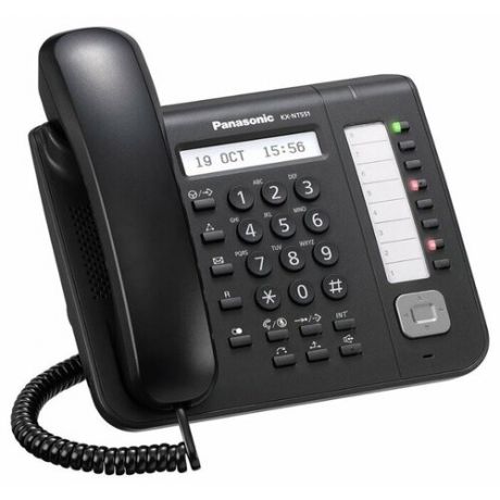 VoIP-телефон Panasonic KX-NT551 черный
