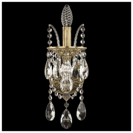 Настенный светильник Bohemia Ivele Crystal 16111B/1/165/XL FP, 40 Вт