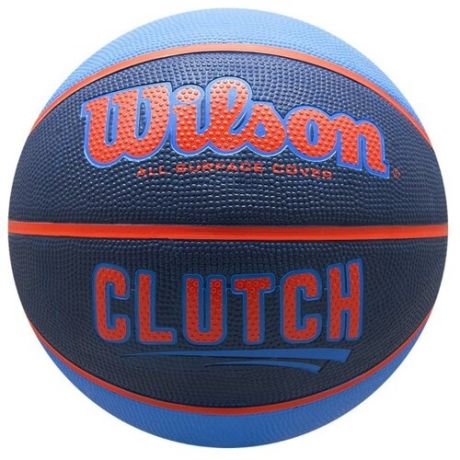 Баскетбольный мяч Wilson Clutch WTB14197XB07, р. 7 сине-оранжевый