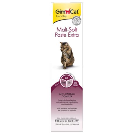 Добавка в корм GimCat Malt-Soft Paste Extra 200 г