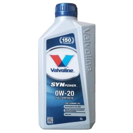 Моторное масло VALVOLINE SynPower FE 0W-20 1 л