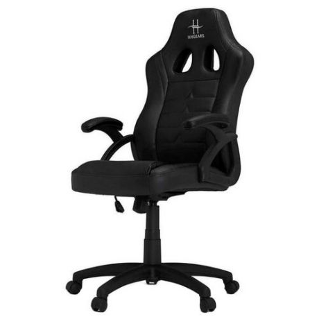 Компьютерное кресло HHGears SM-115 игровое, обивка: искусственная кожа, цвет: черный