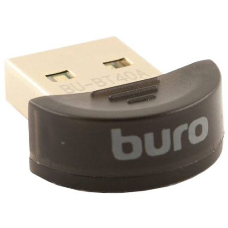 Bluetooth адаптер Buro BU-BT40A черный