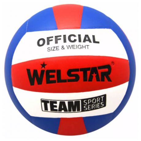 Волейбольный мяч WELSTAR VLPU4411B синий/красный/белый