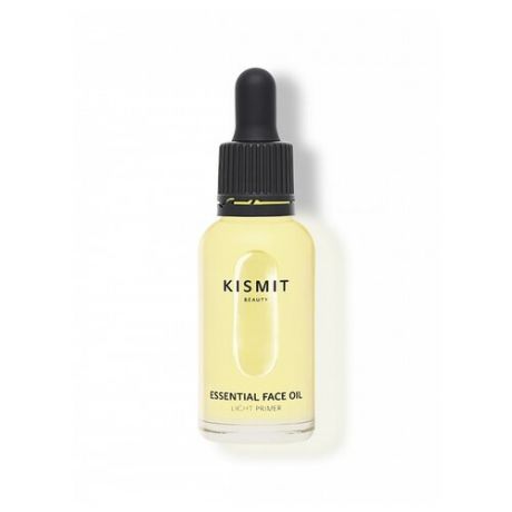 Kismit Beauty Выравнивающее масло-праймер для лица Essential Face Oil Light Primer 30 мл Желтый