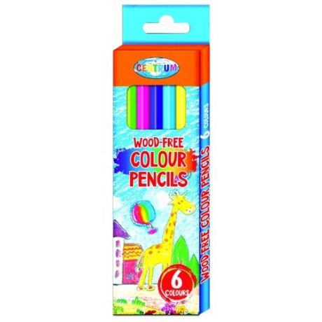 CENTRUM Цветные карандаши 6 цветов (89151)