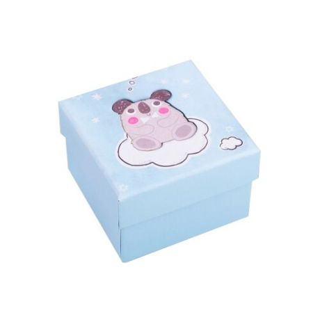 Коробка подарочная Yiwu Zhousima Crafts Умка 7.5 х 5 х 7.5 см голубой