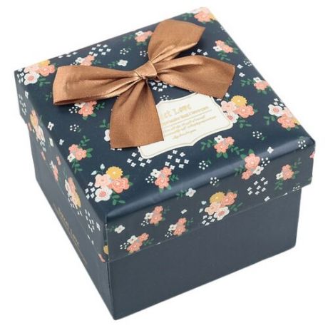 Коробка подарочная Yiwu Zhousima Crafts квадратная 11 х 8.5 х 11 см черный