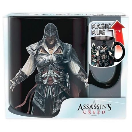 ABYstyle Кружка Assassin's Creed: Group (HC) 460 мл черный/серый