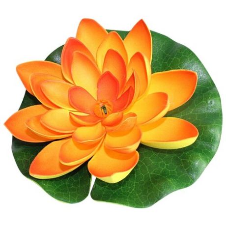 Фигура для водоема Inbloom Лилия декоративная 15 см (171-002) оранжевый