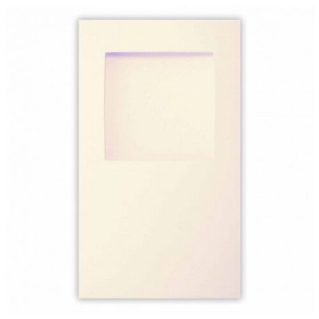 Заготовка для создания открыток Лоза 9.6x16.2 см, 1 лист, тройная "Квадрат" белая матовая
