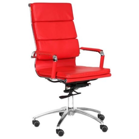 Компьютерное кресло Chairman 750 офисное, обивка: искусственная кожа, цвет: красный