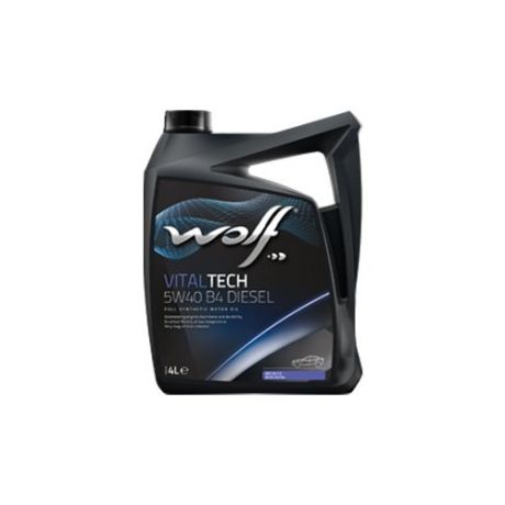 Моторное масло Wolf Vitaltech 5W40 B4 Diesel 4 л