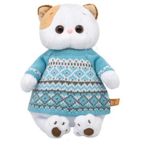 Мягкая игрушка Basik&Co Кошка Ли-Ли в свитере 27 см