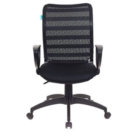 Компьютерное кресло Бюрократ CH-599AXSN офисное, обивка: текстиль, цвет: черный/полоски