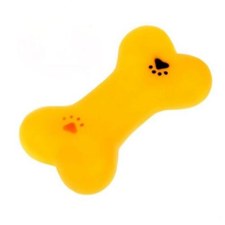 Косточка для собак Пижон с лапками малая (1121025) оранжевый