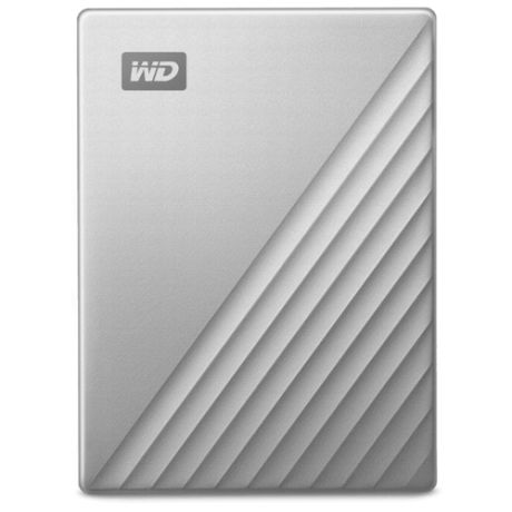 Внешний HDD Western Digital My Passport for Mac 4 ТБ серебристый