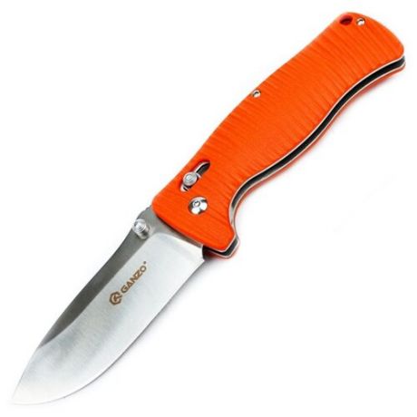 Нож складной GANZO G720 (2 функций) оранжевый