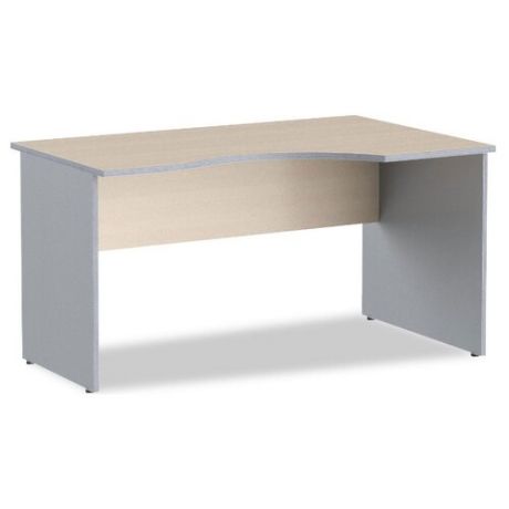 Письменный стол угловой Skyland Imago СА, 160х90 см, угол: справа, цвет: клен/металлик