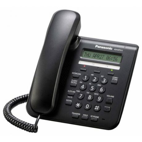 VoIP-телефон Panasonic KX-NT511А черный