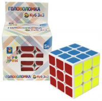 Детский игровой набор 1toy Т14201 Головоломка Куб 3х3, 5,5 см