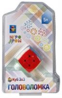 Детский игровой набор 1toy Т14202 Головоломка Куб 3х3 3 см