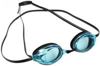 Очки для плавания Bradex SF 0395 "Спорт", черные линзы, голубые