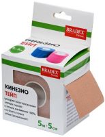 Кинезио тейп Bradex SF 0192 5м/5см, бежевый