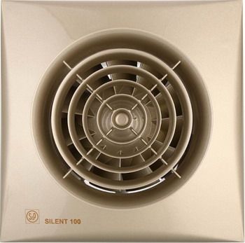 Вытяжной вентилятор Soler & Palau Silent-100 CZ (шампань) 03-0103-153