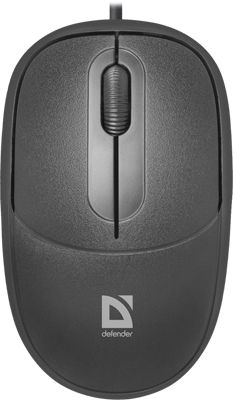 Проводная мышь Defender Datum MS-980 черный 3 кнопки 1000dpi (52980)