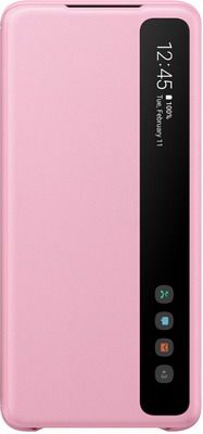Чехол (флип-кейс) Samsung S20plus (G985) ClearView pink EF-ZG985CPEGRU