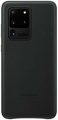 Чехол для смартфона Samsung S20 Ultra (G988) LeatherCover black EF-VG988LBEGRU